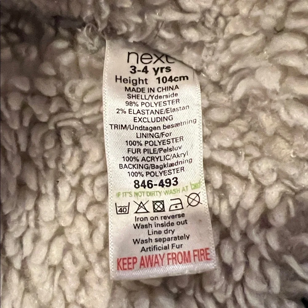 Next Toddler Winter Toggle Coat, 3-4